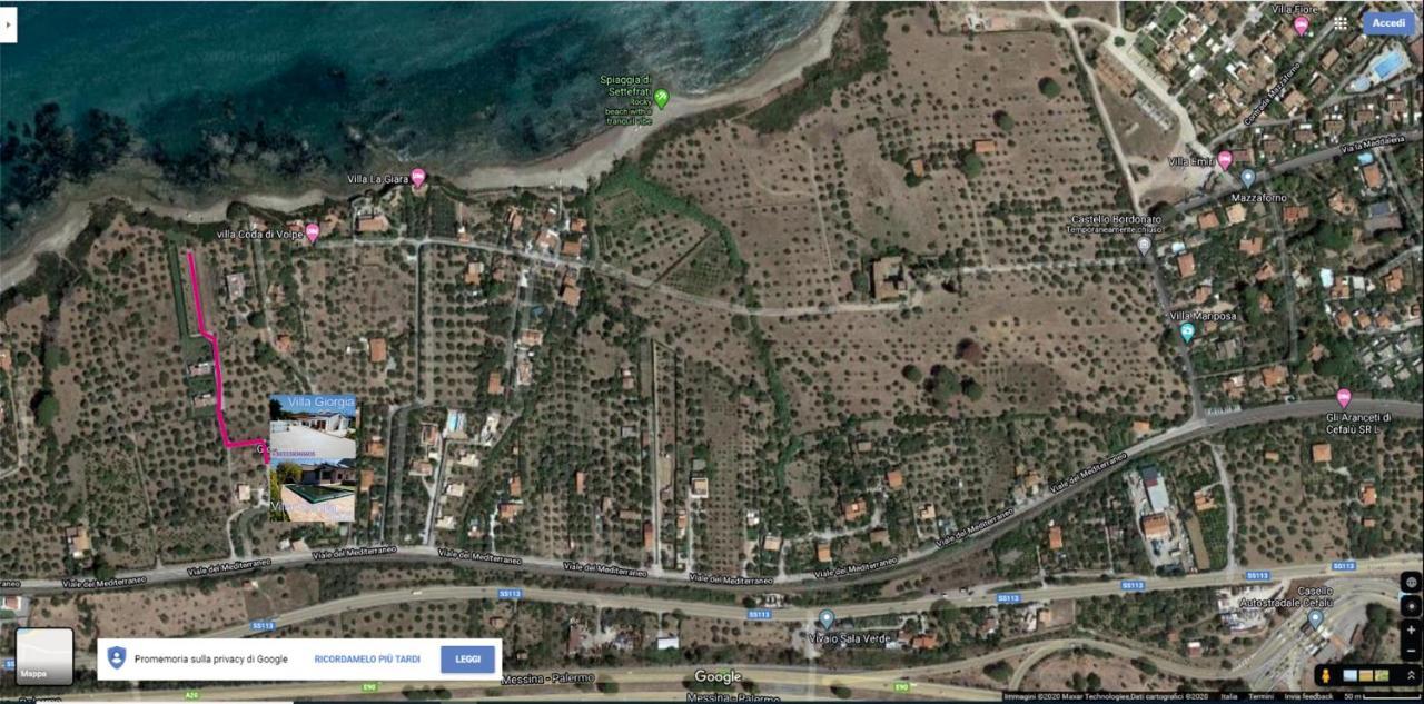 Villa Giorgia Cefalù Exteriér fotografie